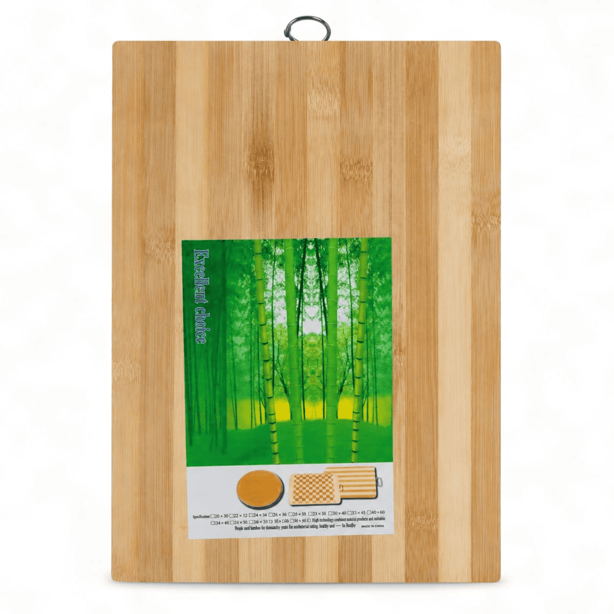 Bamboo Wooden Chopping Board Large 34x24 cm