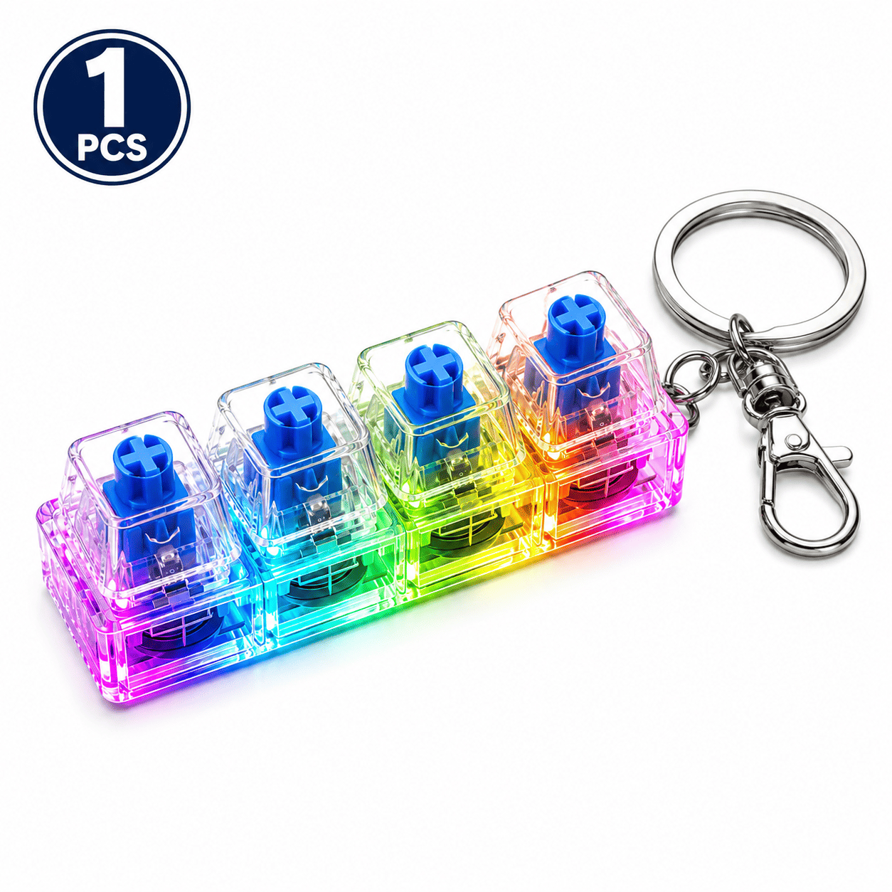 RGB LED Keyboard Keyring